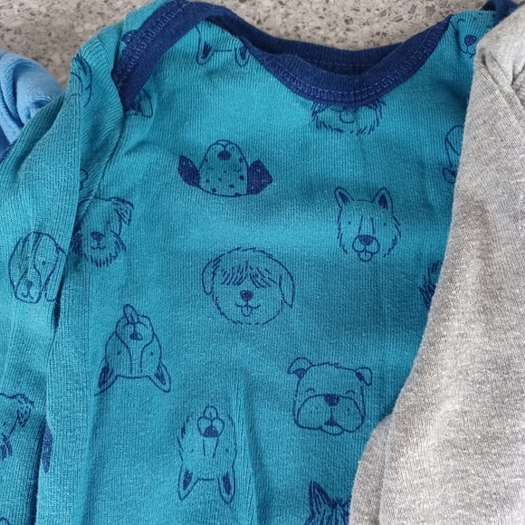 Bundle 13 Bodysuits Long And Short Sleeves Baby 6-9 Months - Picture 6 of 8